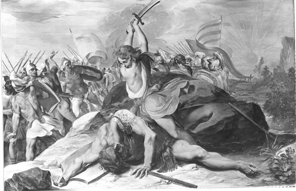 David uccide Golia - Frascati